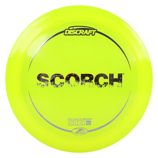 Discraft Disc Golf Z Lite Scorch Distance Driver 11/6/-2/2 Yellow/Oil Slick 162 grams