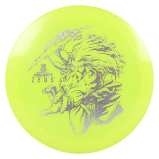 Discraft Disc Golf Paul McBeth Big Z Zeus Distance Driver 12/5/-1/3 Yellow/Metal Plate 173-174g
