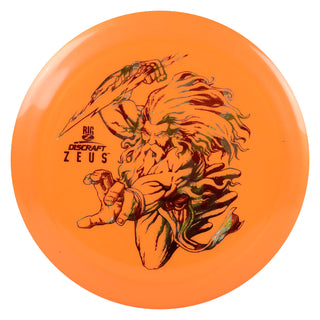 Discraft Disc Golf Paul McBeth Big Z Zeus Distance Driver 12/5/-1/3 Orange/Autumn Camo 167-169g