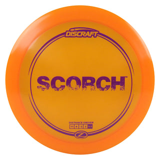 Discraft Disc Golf Z Line Scorch Distance Driver 11/6/-2/2 Orange/Purple 167-169g