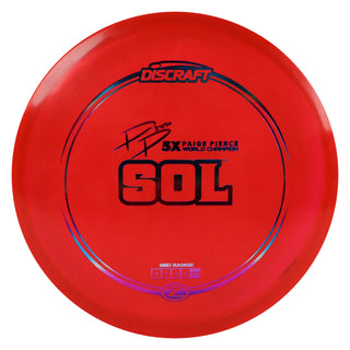 Discraft Disc Golf Paige Pierce Signature Z Sol Midrange 4/5/-3/0 Red/Blue Metallic 170-172g