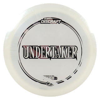 Discraft Disc Golf Z Line Undertaker Fairway Driver 9/5/-1/2 White/Silver Black 164-166g