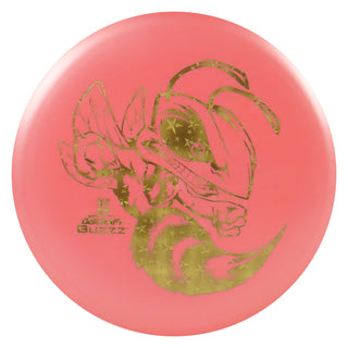 Discraft Disc Golf Big Z Buzzz Midrange Disc 5/4/-1/1 Blush/Gold Stars 170-172g