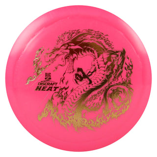 Discraft Disc Golf Big Z Heat Distance Driver 9/6/-3/1 Pink/Gold 170-172g