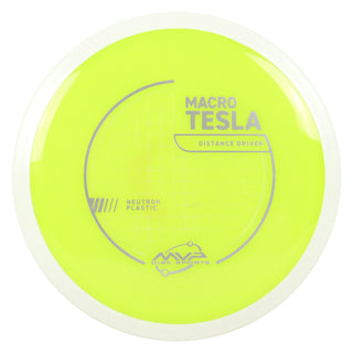 MVP Disc Sports Project Lab Coat Macro Tesla Disc Golf Marker/Thrower - Neutron Yellow