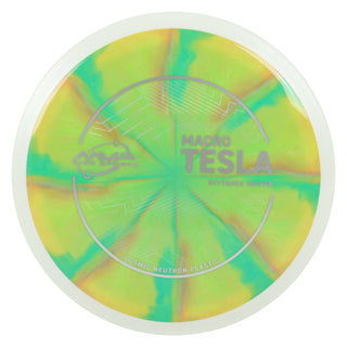MVP Disc Sports Project Lab Coat Macro Tesla Disc Golf Marker/Thrower - Cosmic Neutron Green Peach