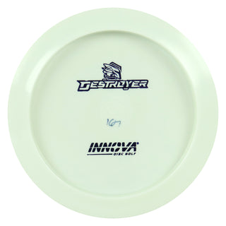 Innova Disc Golf Star Destroyer All White Bottom Stamp Driver 12/5/-1/3 Indigo 167 grams