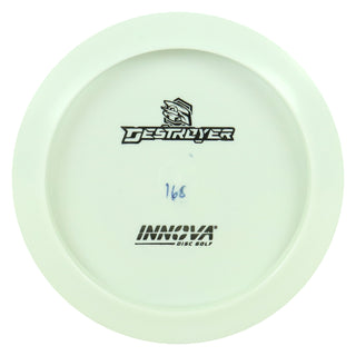 Innova Disc Golf Star Destroyer All White Bottom Stamp Driver 12/5/-1/3 Silver 168 grams