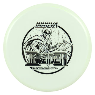 Innova Disc Golf Star Invader Putting Disc 3/2/0/1 White/Black 173 grams