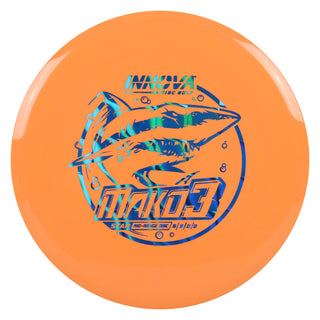 Innova Disc Golf Star Mako3 Midrange Disc 5/5/0/0 Orange/Blue Waves 174 grams