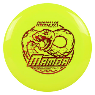 Innova Disc Golf Star Mamba Distance Driver 11/6/-5/1 Yellow/Red 168 grams