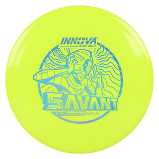 Innova Disc Golf Star Savant Fairway Driver 9/5/-1/2 Yellow/Blue Holo 169 grams
