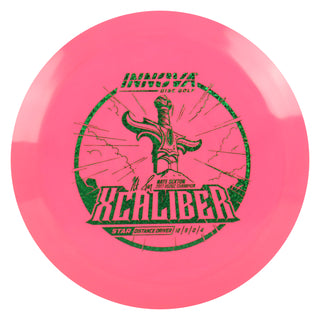 Innova Disc Golf Star Xcaliber Distance Driver 12/5/0/4 Pink/Green Shapes 173 grams