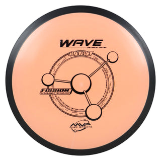 MVP Disc Golf Fission Wave Distance Driver 11/5/-2/2 Light Orange 162 grams