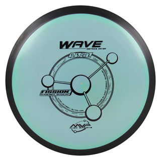 MVP Disc Golf Fission Wave Distance Driver 11/5/-2/2 Seafoam Grey 173 grams