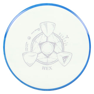 Axiom Disc Golf Neutron Hex Midrange 5/5/-1/1 White/Blue White 177 grams