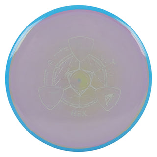 Axiom Disc Golf Neutron Hex Midrange 5/5/-1/1 Grey/Blue 168 grams