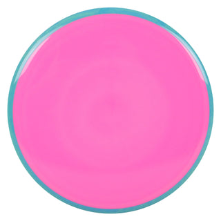 Axiom Disc Golf Neutron Hex Midrange 5/5/-1/1 Blank Pink/Blue Blend 176 grams