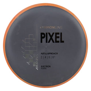 Axiom Disc Golf Simon Line Electron Lizotte Pixel Putter 2/4/0/0.5 Black/Orange 170 grams