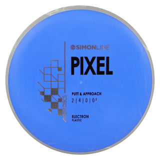 Axiom Disc Golf Simon Line Electron Lizotte Pixel Putter 2/4/0/0.5 Blue/Grey White 173 grams