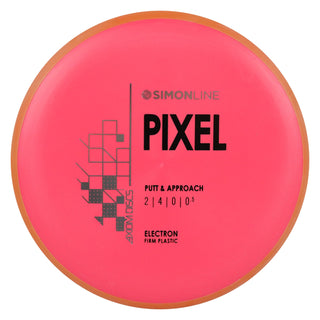 Axiom Disc Golf Simon Line Electron Firm Lizotte Pixel Putter 2/4/0/0.5 Red/Orange 173 grams