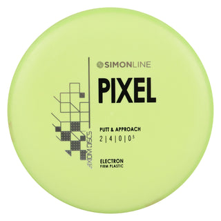 Axiom Disc Golf Simon Line Electron Firm Lizotte Pixel Putter 2/4/0/0.5 Lime 169 grams
