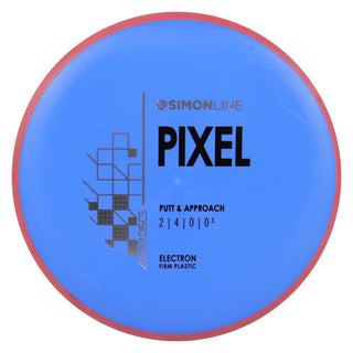 Axiom Disc Golf Simon Line Electron Firm Lizotte Pixel Putter 2/4/0/0.5 Blue/Red 173 grams