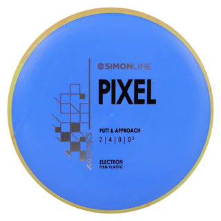 Axiom Disc Golf Simon Line Electron Firm Lizotte Pixel Putter 2/4/0/0.5 Blue/Yellow Orange 168 grams