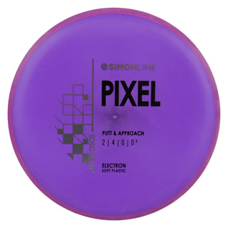 Axiom Disc Golf Simon Line Electron Soft Lizotte Pixel Putter 2/4/0/0.5 Purple/Dark Purple 166 grams
