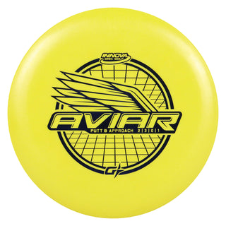 Innova Disc Golf GStar Aviar Putter Putting Disc 2/3/0/1 Yellow/Navy 173 grams