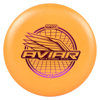 Innova Disc Golf GStar Aviar Putter Putting Disc 2/3/0/1 Orange/Purple 173 grams
