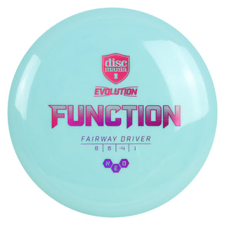 Discmania Disc Golf Evolution Neo Function Fairway Driver 8/6/-4/1 Light Blue/Purple Holo 171 grams