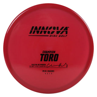 Innova Disc Golf Champion Toro Midrange Disc 4/2/1/3 Red/Black 170 grams