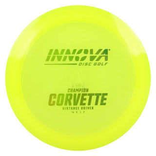 Innova Disc Golf Champion Corvette Distance Driver 14/6/-1/2 Yellow/Olive 173 grams