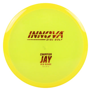 Innova Disc Golf Champion Jay Midrange Disc 5/4/0/1 Yellow/Orange Scratch 168 grams