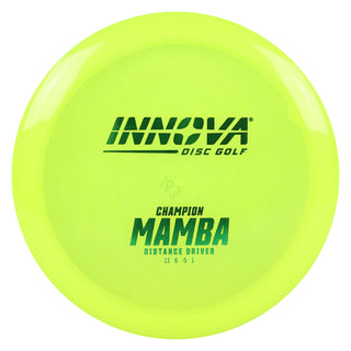 Innova Disc Golf Champion Mamba Distance Driver 11/6/-5/1 Yellow/Green 163 grams