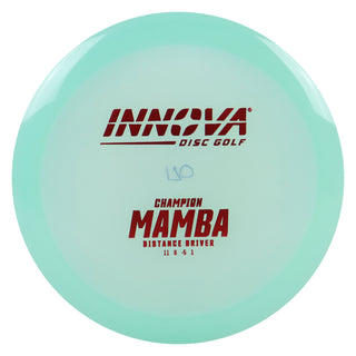 Innova Disc Golf Champion Mamba Distance Driver 11/6/-5/1 Ice Blue/Red 170 grams