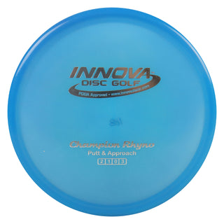 Innova Disc Golf Champion Rhyno Putting Disc 2/1/0/3 Blue/Silver 168 grams