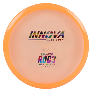 Innova Disc Golf Champion Roc3 Midrange Disc 5/4/0/3 Peach/Jellybean 173 grams