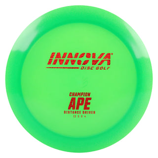Innova Disc Golf Champion Ape Distance Driver 13/5/0/4 Green/Red Shimmer 172 grams