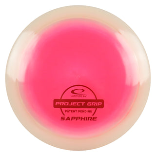 Latitude 64 Disc Golf Project Grip Sapphire Distance Driver 10/6/-2/1.5 Red/Red 163 grams