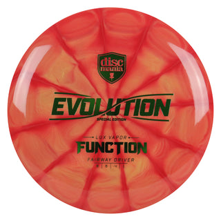 Discmania Disc Golf Special Edition Lux Vapor Function Fairway Driver Red/Green 173 grams