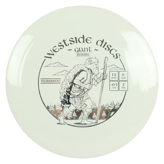 Westside Disc Golf Tournament Giant Reborn Distance Driver 12/6/-0.5/2 White/Silver 174 grams