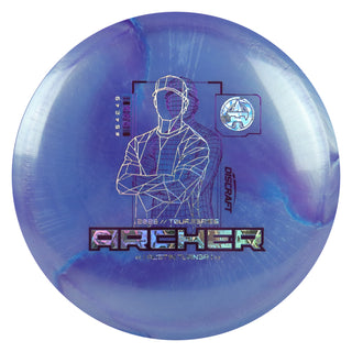 Discraft Disc Golf 2026 Austin Turner Tour Series Archer V2 Purple Blue/Money Holo 176g