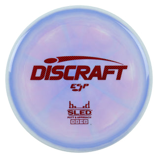 Discraft Disc Golf ESP Sled Putt and Approach 3/2/-1/2 Lavender Pink/Red Weave 174g