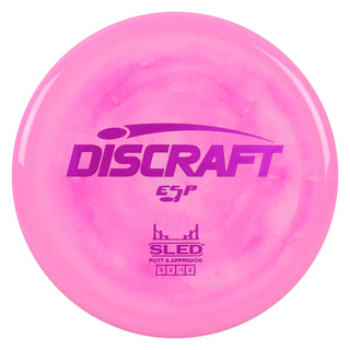 Discraft Disc Golf ESP Sled Putt and Approach 3/2/-1/2 Pink/Purple 174g