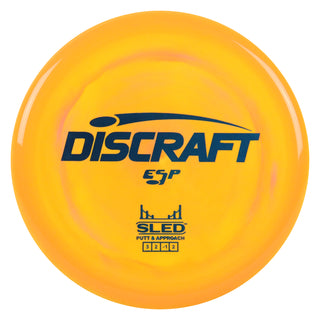 Discraft Disc Golf ESP Sled Putt and Approach 3/2/-1/2 Orange/Turquoise 173g