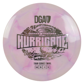 DGA Disc Golf 2026 Andrew Marwede Tour Series Hurricane Wave 2 Pink/Silver 173-174g