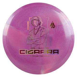 Discraft Disc Golf 2026 Anthony Barela Tour Seires Cigarra V2 Dark Pink/Purple Metallic 170-172g