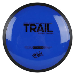 MVP Disc Golf James Conrad Neutron Trail Distance Driver 10/5/-1/1 Dark Blue 167 grams
